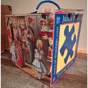 Vintage Alice in Wonderland Puzzle large pieces MacMillan Mudpuppy Press